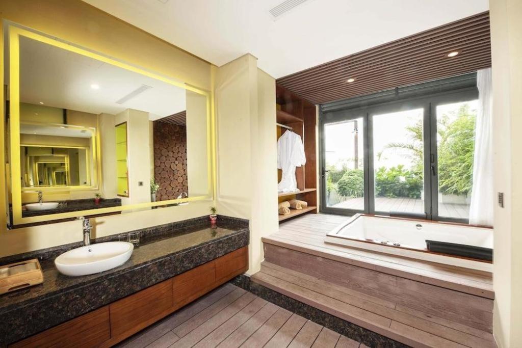 Thang Loi Tam Dao Hotel Bagian luar foto
