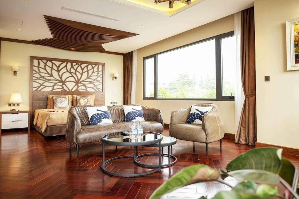 Thang Loi Tam Dao Hotel Bagian luar foto