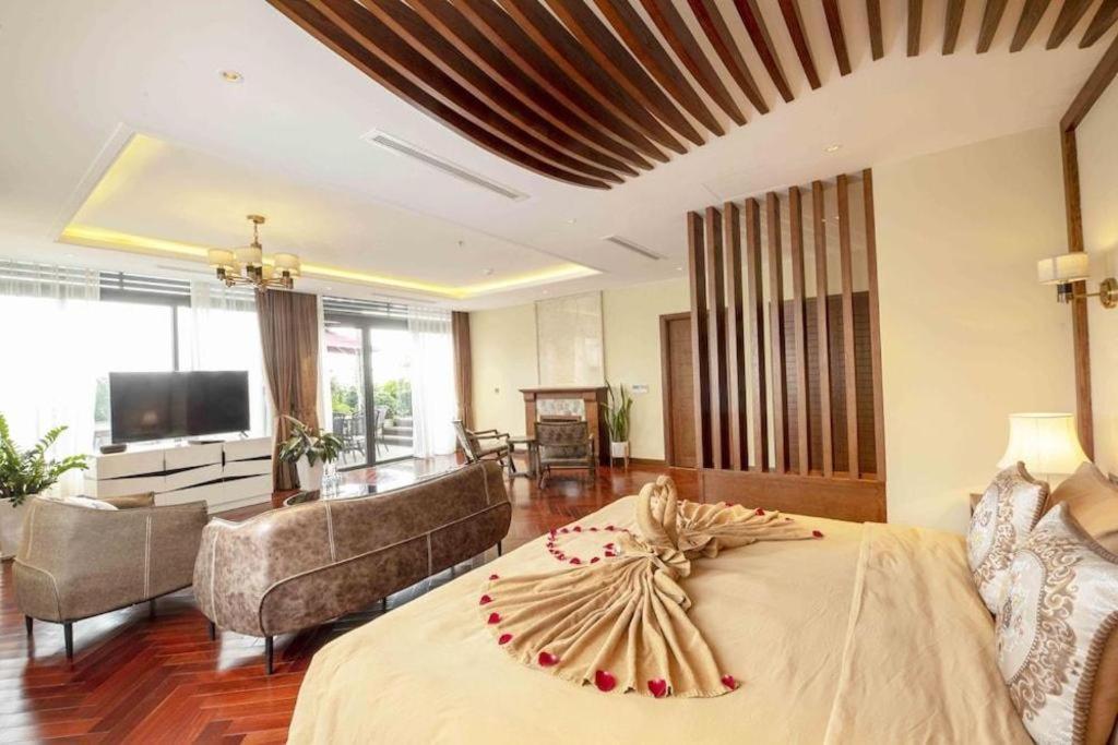 Thang Loi Tam Dao Hotel Bagian luar foto
